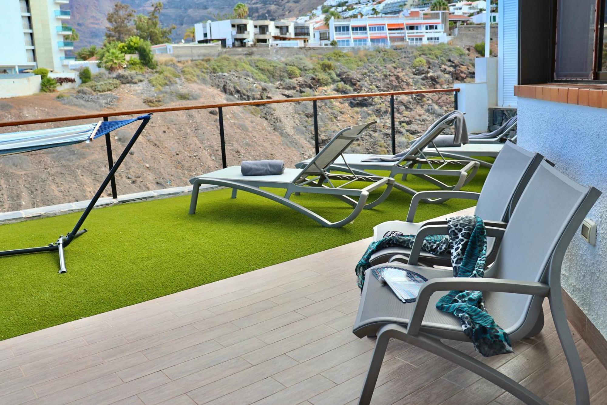 Вилла Panoramic Seaview Escape Пуэрто-де-Сантьяго Экстерьер фото