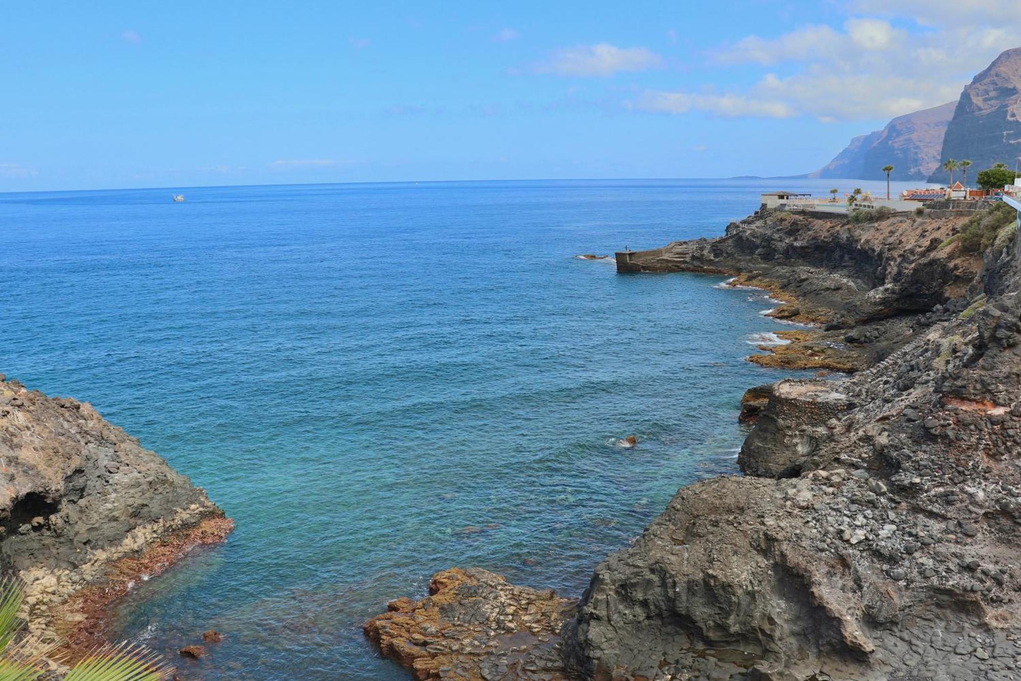 Вилла Panoramic Seaview Escape Пуэрто-де-Сантьяго Экстерьер фото